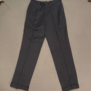 Jos A Bank Executive Pant Men 34 Reg Navy Wool Cashmere $185 NWT Casual Normcore